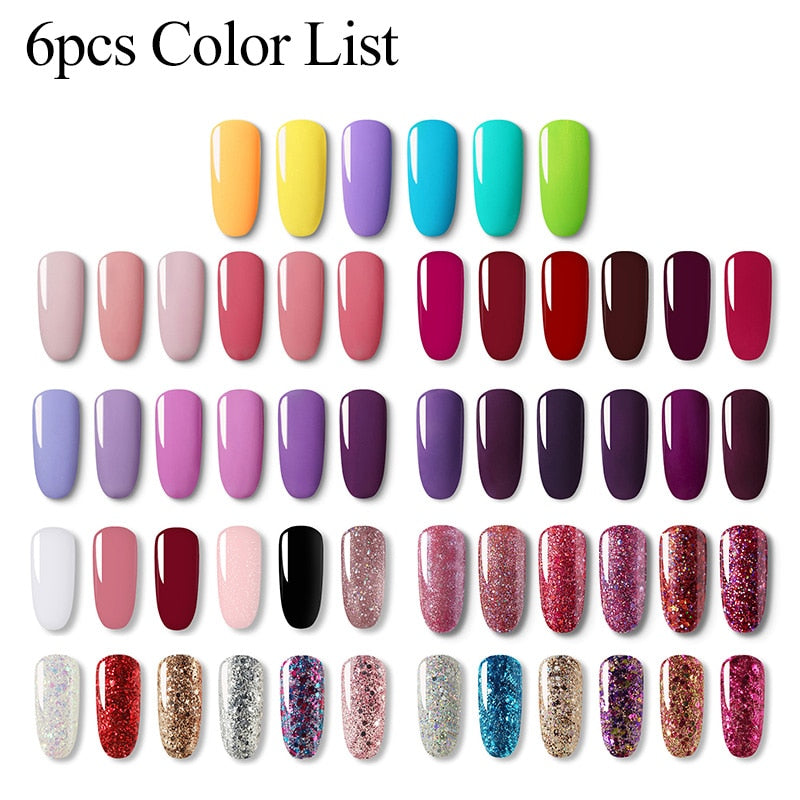 Gel Nail Polish Set 14 Color Series