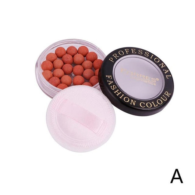 Natural Face Blush Ball Waterproof Blush