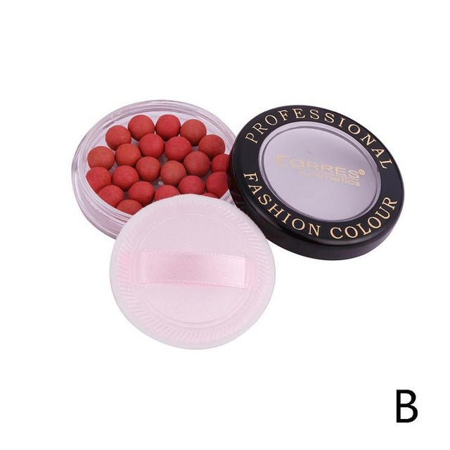 Natural Face Blush Ball Waterproof Blush