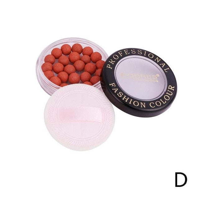 Natural Face Blush Ball Waterproof Blush