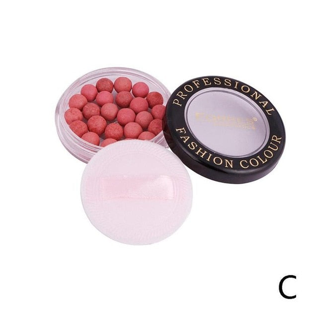 Natural Face Blush Ball Waterproof Blush