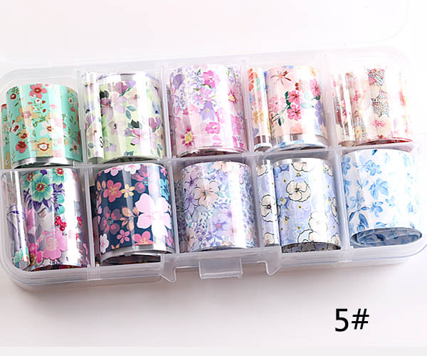 Nail Art Sticker Spring Mix Flower