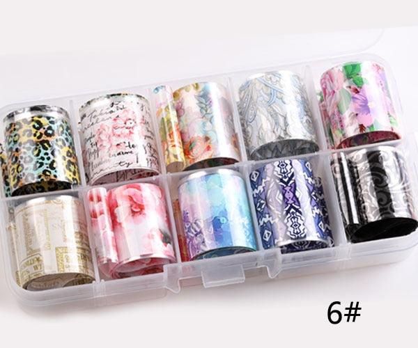 Nail Art Sticker Spring Mix Flower