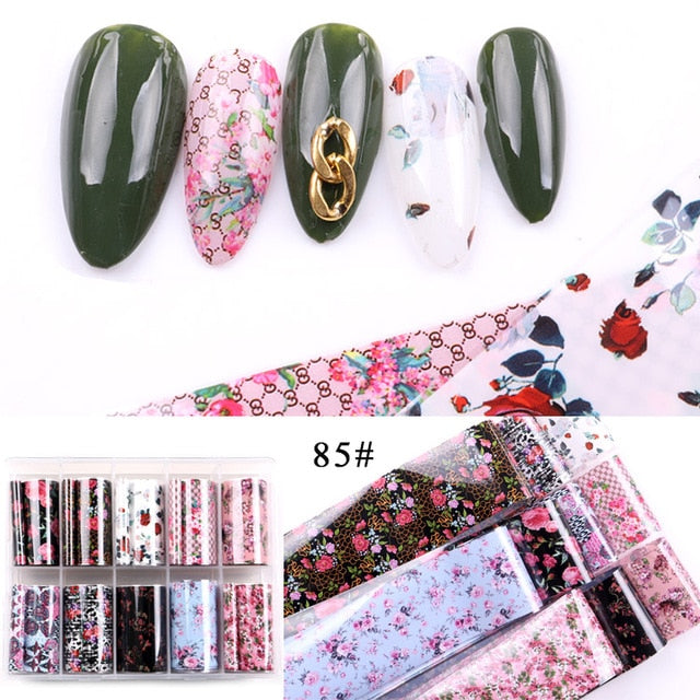 Nail Art Sticker Spring Mix Flower