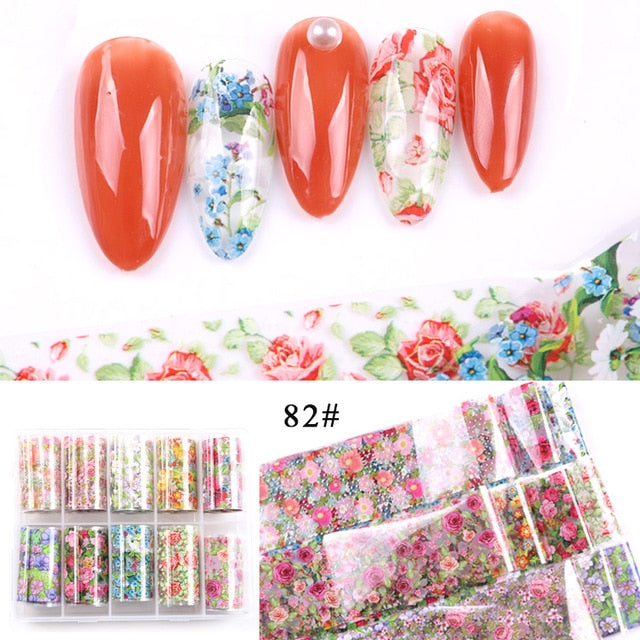 Nail Art Sticker Spring Mix Flower