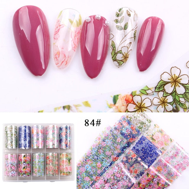 Nail Art Sticker Spring Mix Flower