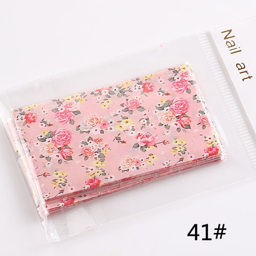 Nail Art Sticker Spring Mix Flower