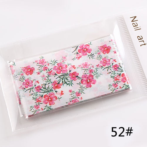 Nail Art Sticker Spring Mix Flower