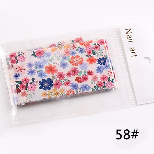 Nail Art Sticker Spring Mix Flower