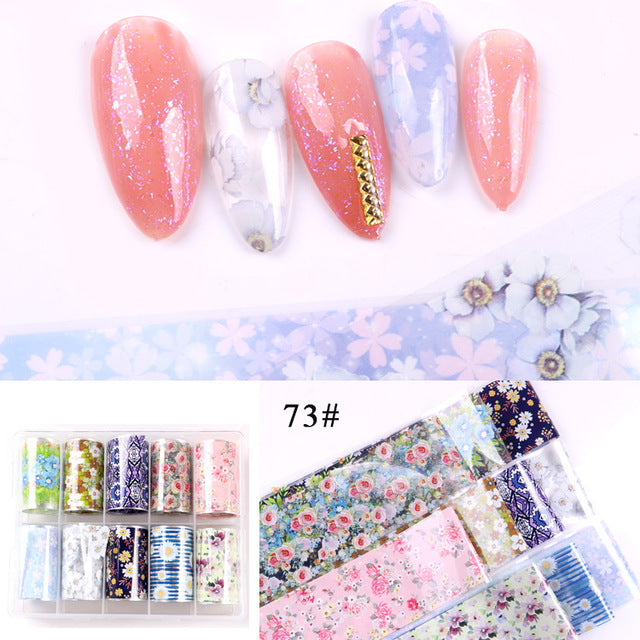 Nail Art Sticker Spring Mix Flower